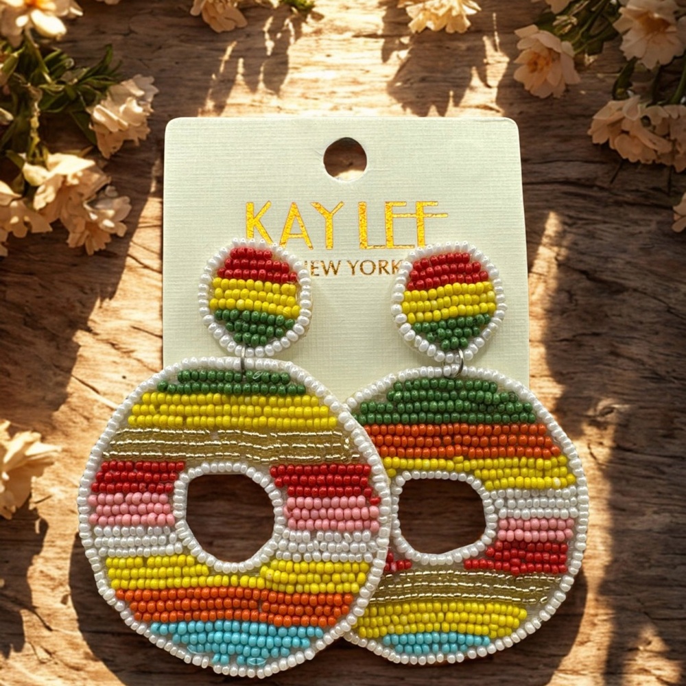 Kay Lee Seed Bead Earrings